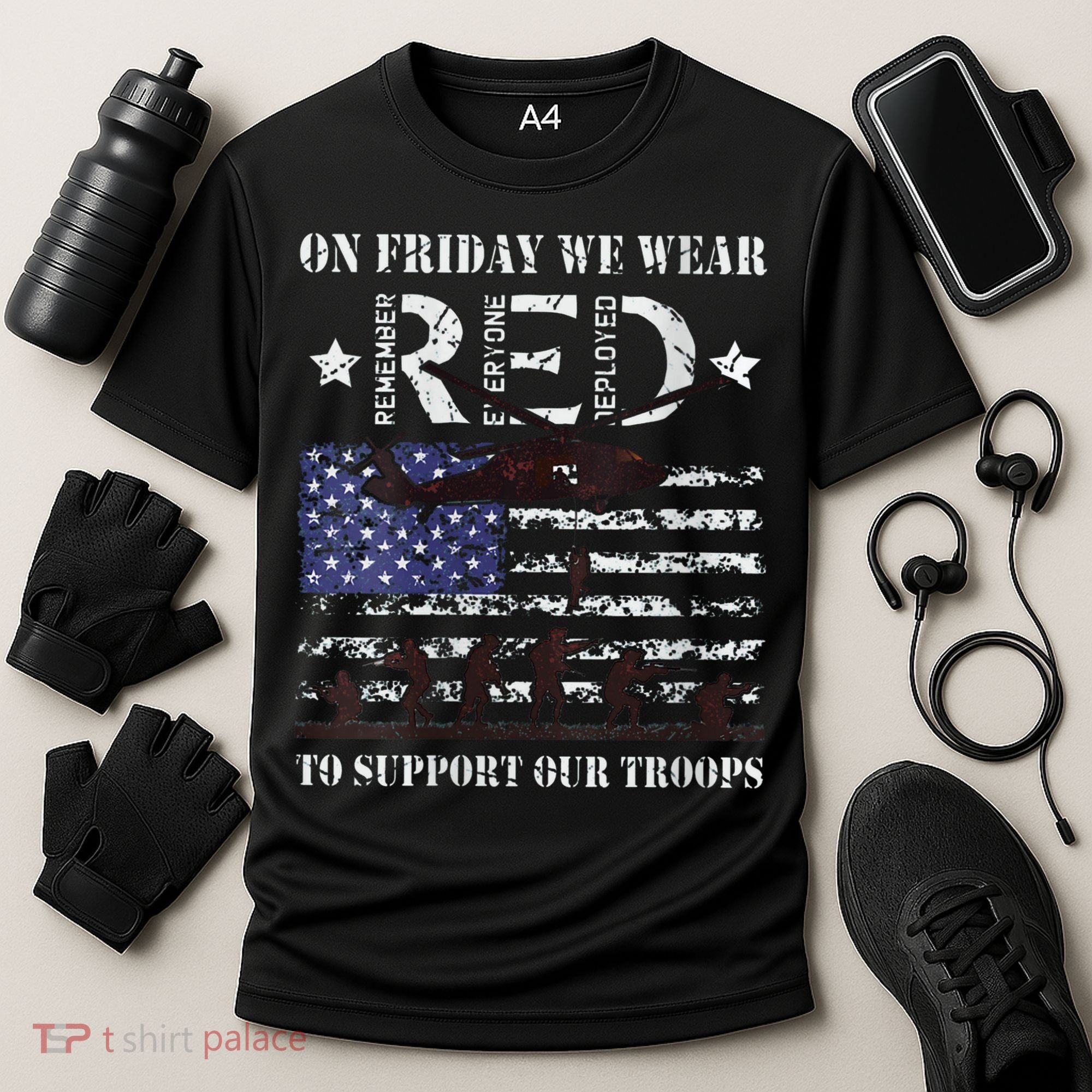 On Fridays We Wear Red Red Friday Cooling Performance Crew T-Shirt