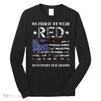 On Fridays We Wear Red Red Friday Long Sleeve Shirt thumb 0