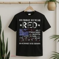 On Fridays We Wear Red Red Friday T-Shirt thumb 2