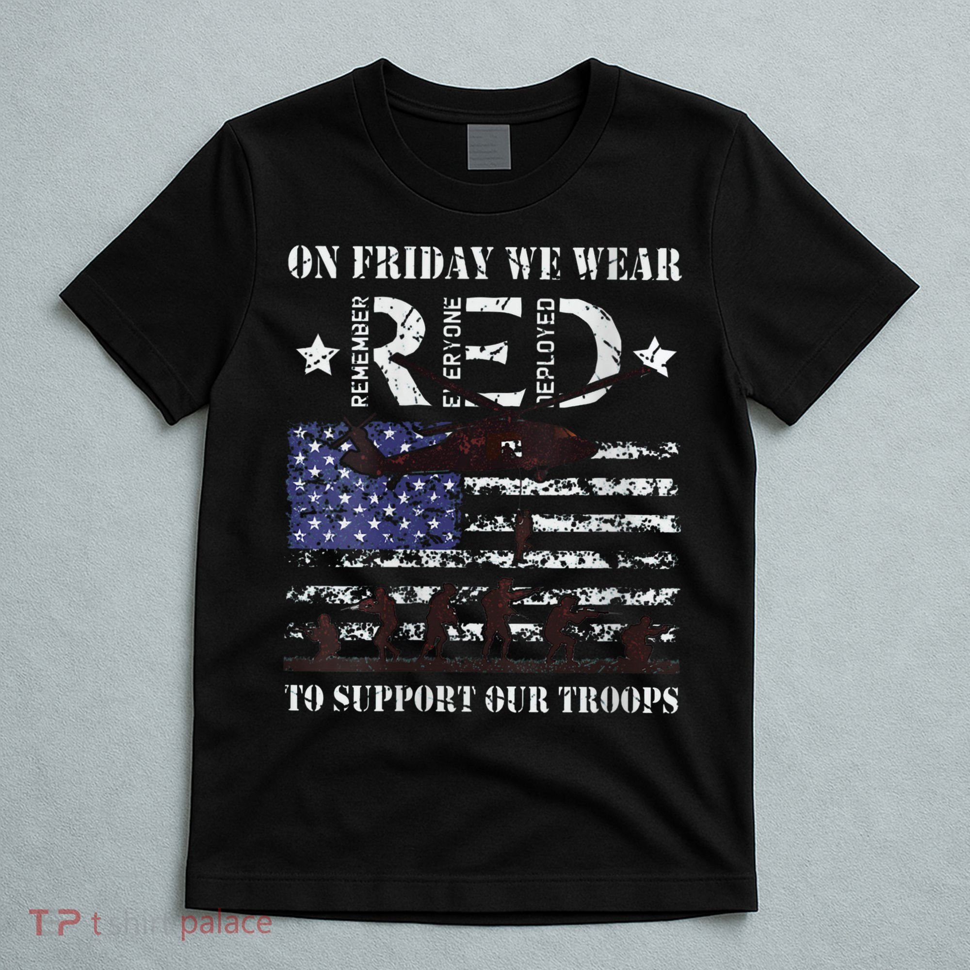 On Fridays We Wear Red Red Friday T-Shirt