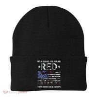 On Fridays We Wear Red Red Friday Beanie thumb 0