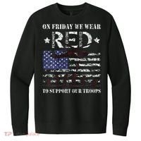 On Fridays We Wear Red Red Friday V.I.T. Fleece Crew Sweatshirt thumb 0