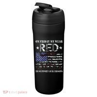 On Fridays We Wear Red Red Friday 24oz Duet Stainless Steel Tumbler thumb 3