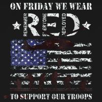 On Fridays We Wear Red Red Friday Mousepad thumb 1