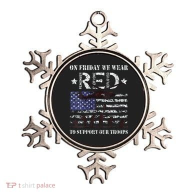 On Fridays We Wear Red Red Friday Ornament
