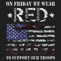 On Fridays We Wear Red Red Friday Hat thumb 2