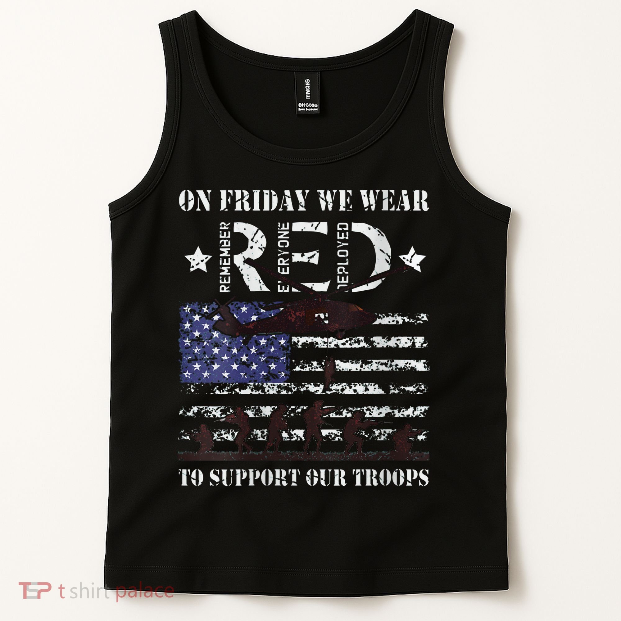 On Fridays We Wear Red Red Friday Tank Top