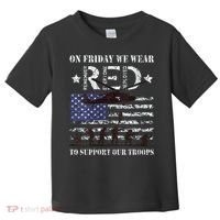 On Fridays We Wear Red Red Friday Toddler T-Shirt thumb 0