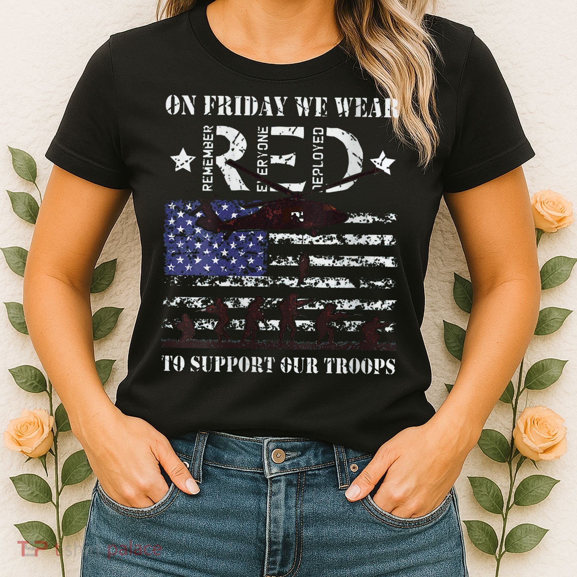 On Fridays We Wear Red Red Friday Women's T-Shirt