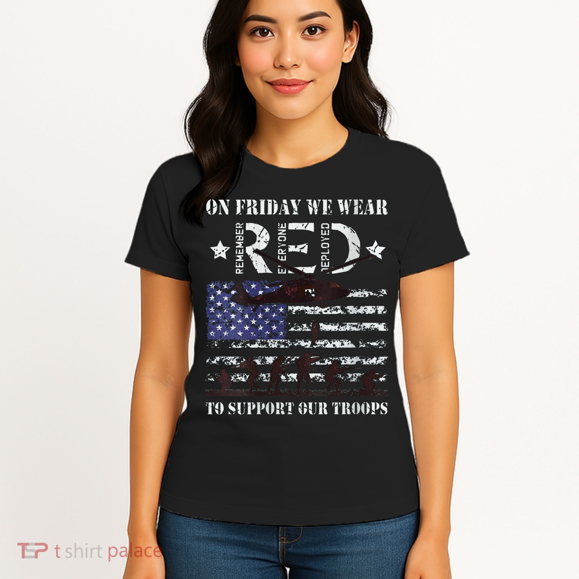 On Fridays We Wear Red Red Friday Women's T-Shirt