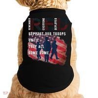 On Friday We Wear Red Friday Military Support Troops US Flag Doggie Tank thumb 0