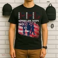 On Friday We Wear Red Friday Military Support Troops US Flag T-Shirt thumb 6