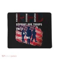 On Friday We Wear Red Friday Military Support Troops US Flag Mousepad thumb 0