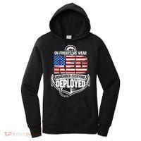On Fridays We Wear RED Remember Everyone Deployed Women's Hoodie thumb 0