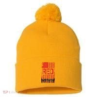 On Friday We Wear Red. Pom Pom 12in Knit Beanie thumb 0