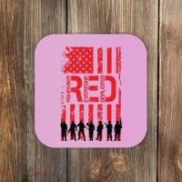 On Friday We Wear Red. Coaster thumb 0