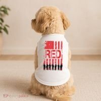 On Friday We Wear Red. Doggie Tank thumb 2