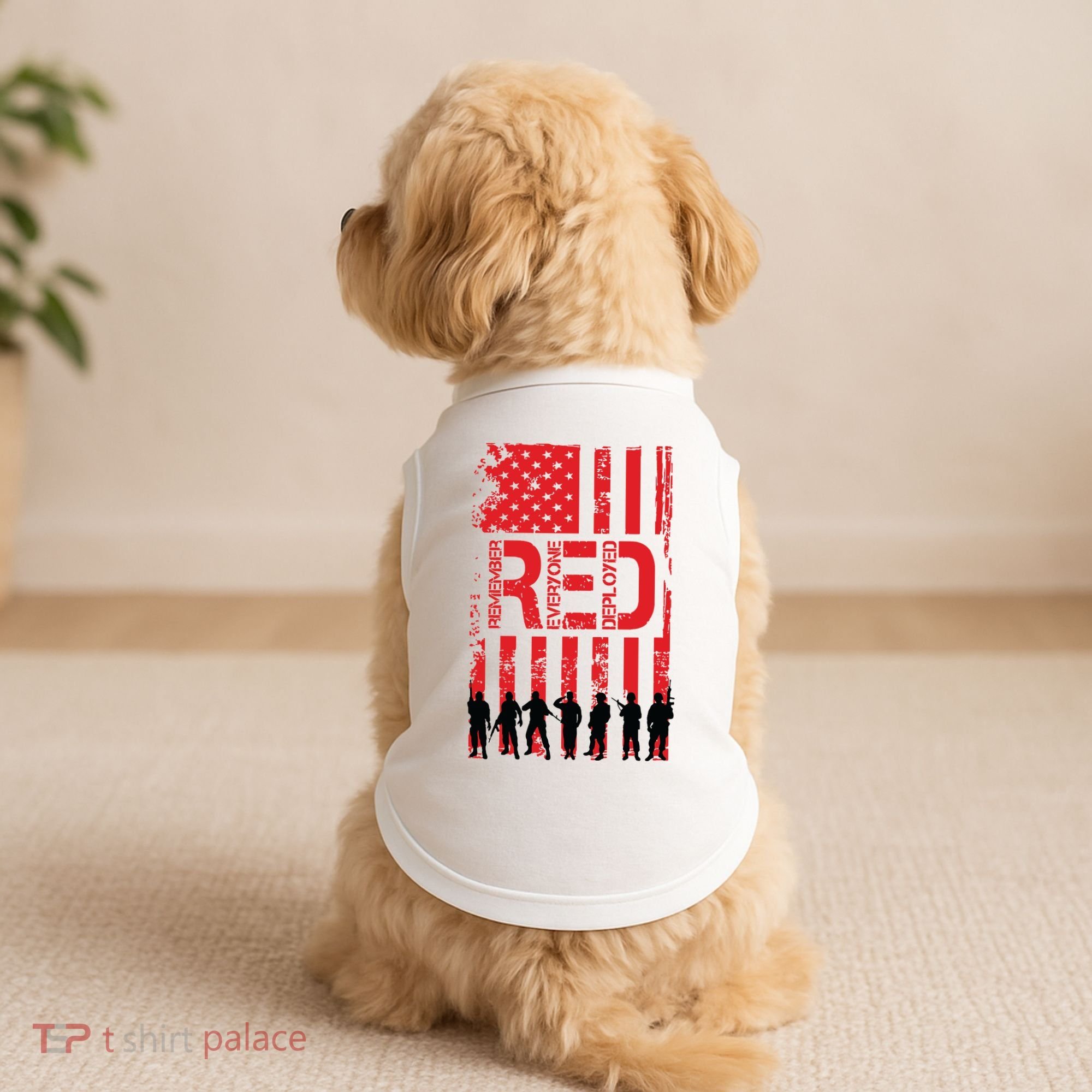 On Friday We Wear Red. Doggie Tank