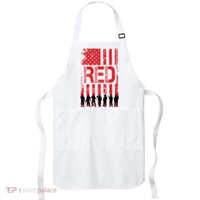 On Friday We Wear Red. Apron