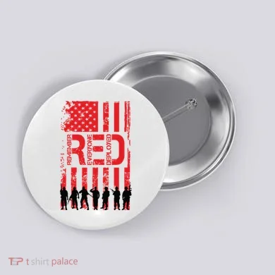 On Friday We Wear Red. Button