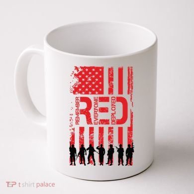 On Friday We Wear Red. Coffee Mug