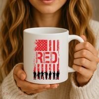On Friday We Wear Red. Coffee Mug thumb 3