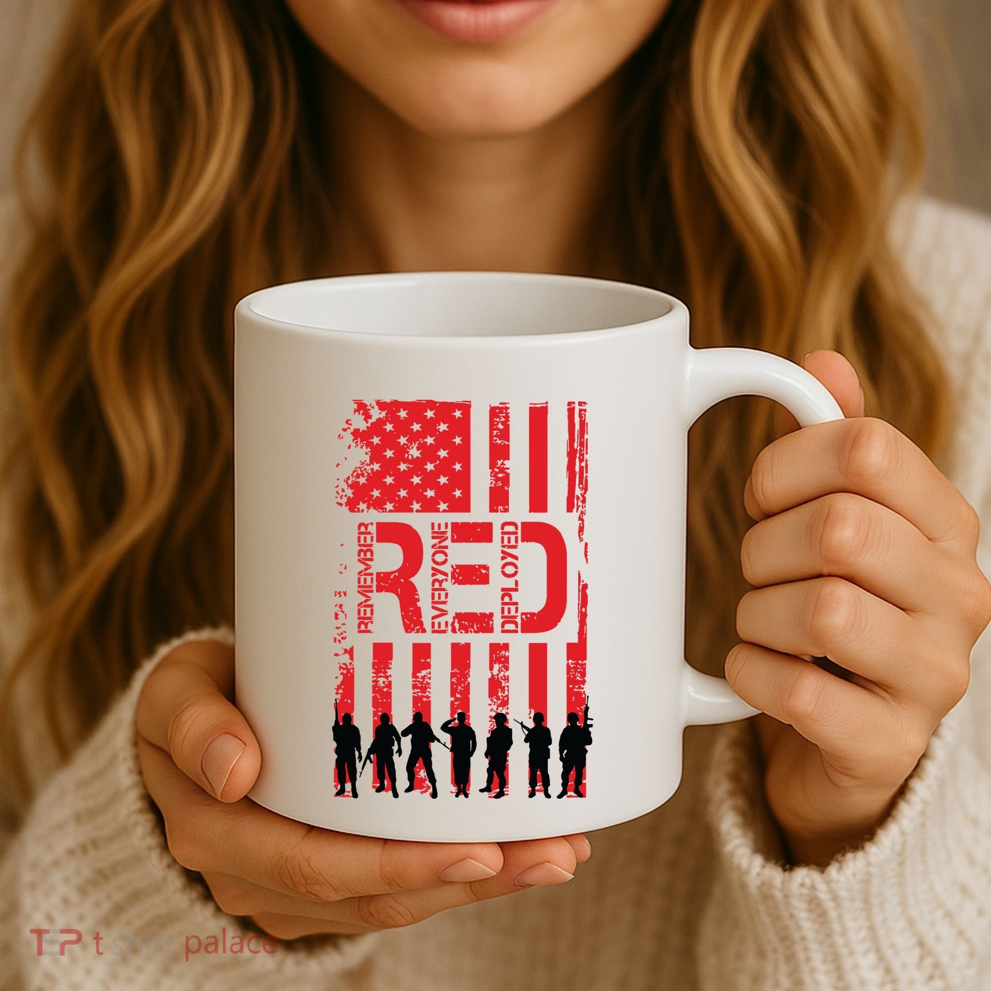 On Friday We Wear Red. Coffee Mug