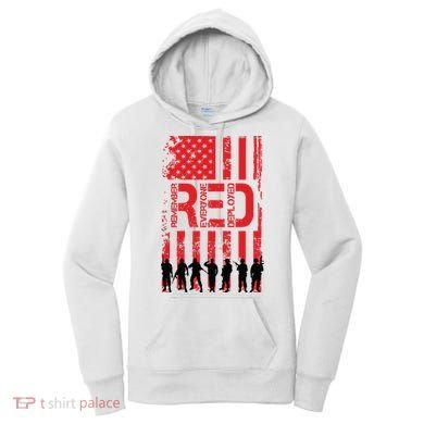 On Friday We Wear Red. Women's Hoodie