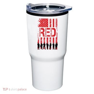 On Friday We Wear Red. Tumbler