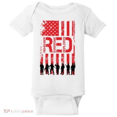 On Friday We Wear Red. Baby Bodysuit