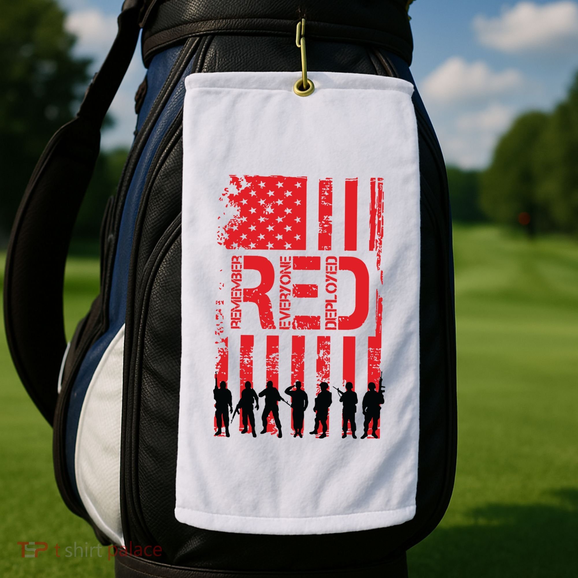 On Friday We Wear Red. Golf Towel