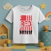 On Friday We Wear Red. Toddler T-Shirt thumb 3
