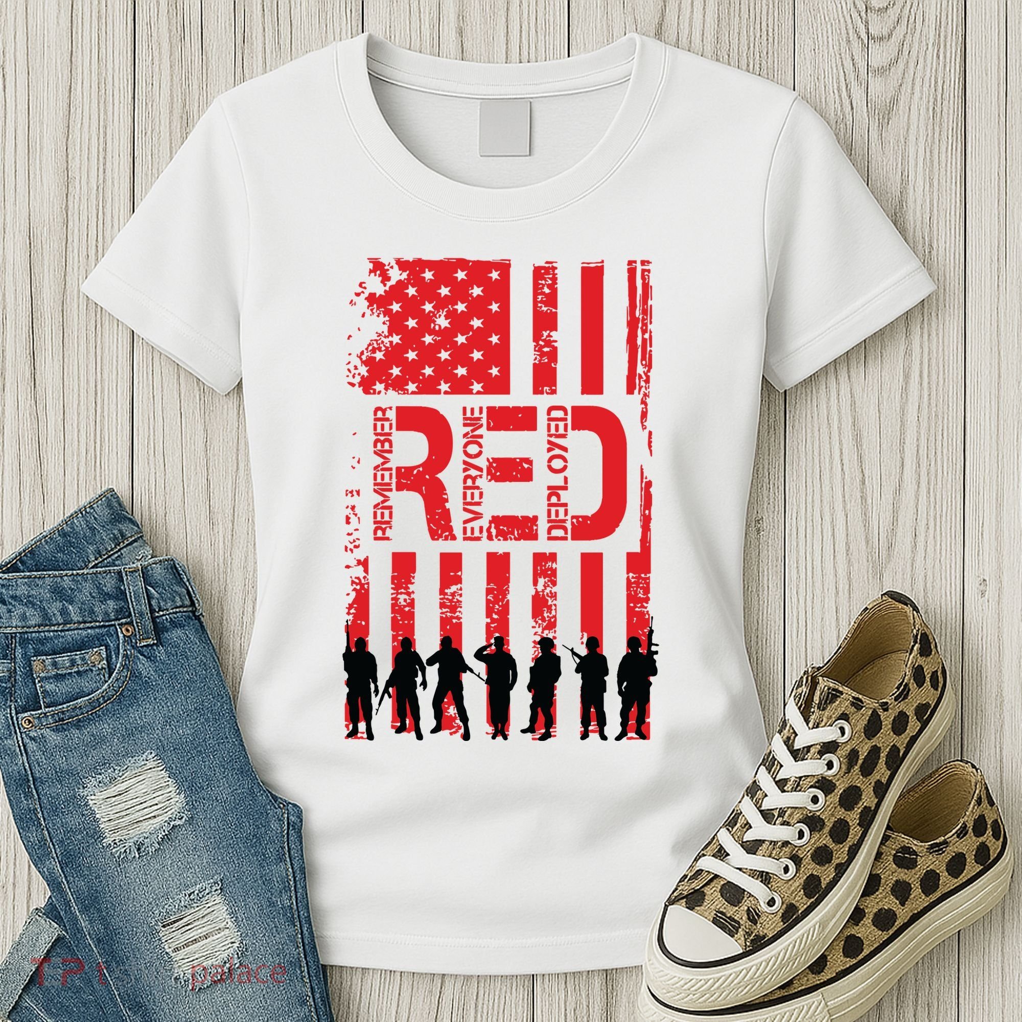 On Friday We Wear Red. Women's T-Shirt