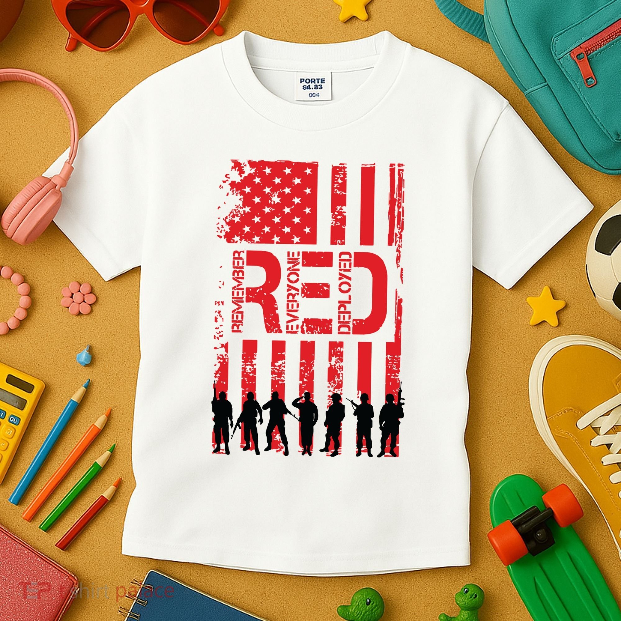 On Friday We Wear Red. Kids T-Shirt