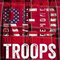 On Fridays We Wear Red To Support Our Troops Red Friday Men's Flannel Plaid Pajama Pants thumb 2