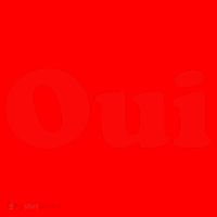 Oui French Yes Red Retro 90s Santa Hat thumb 1