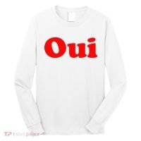 Oui French Yes Red Retro 90s Long Sleeve Shirt thumb 0