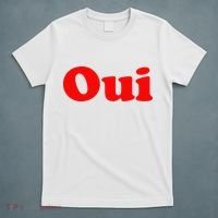 Oui French Yes Red Retro 90s T-Shirt thumb 5