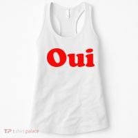 Oui French Yes Red Retro 90s Women's Tank Top thumb 0