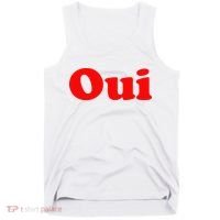 Oui French Yes Red Retro 90s Tank Top thumb 0