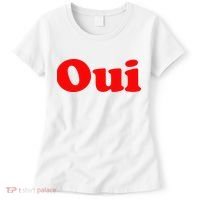 Oui French Yes Red Retro 90s Women's T-Shirt thumb 0