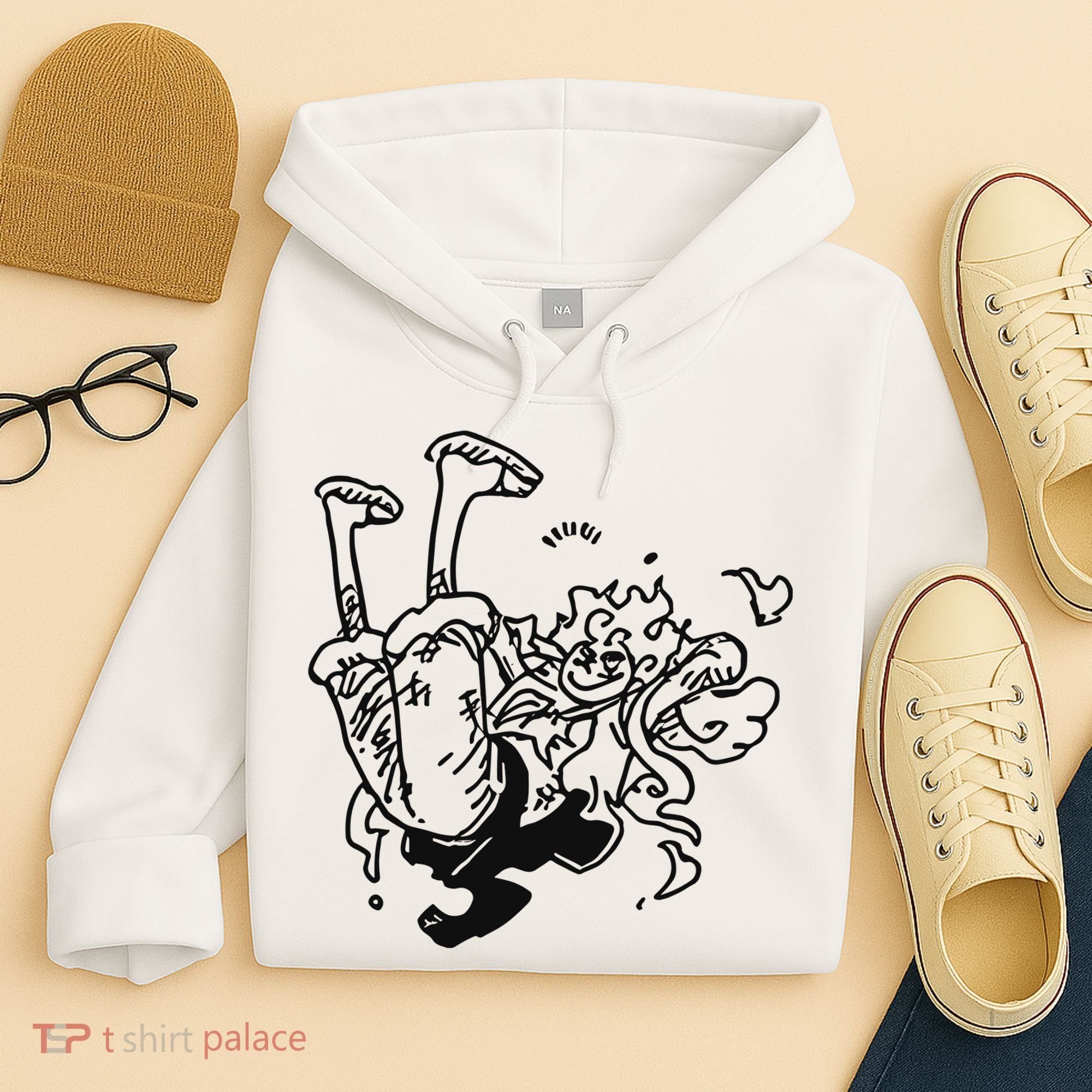 Onepiecedaiiys Gear 5 Floating In Air Essential Hoodie