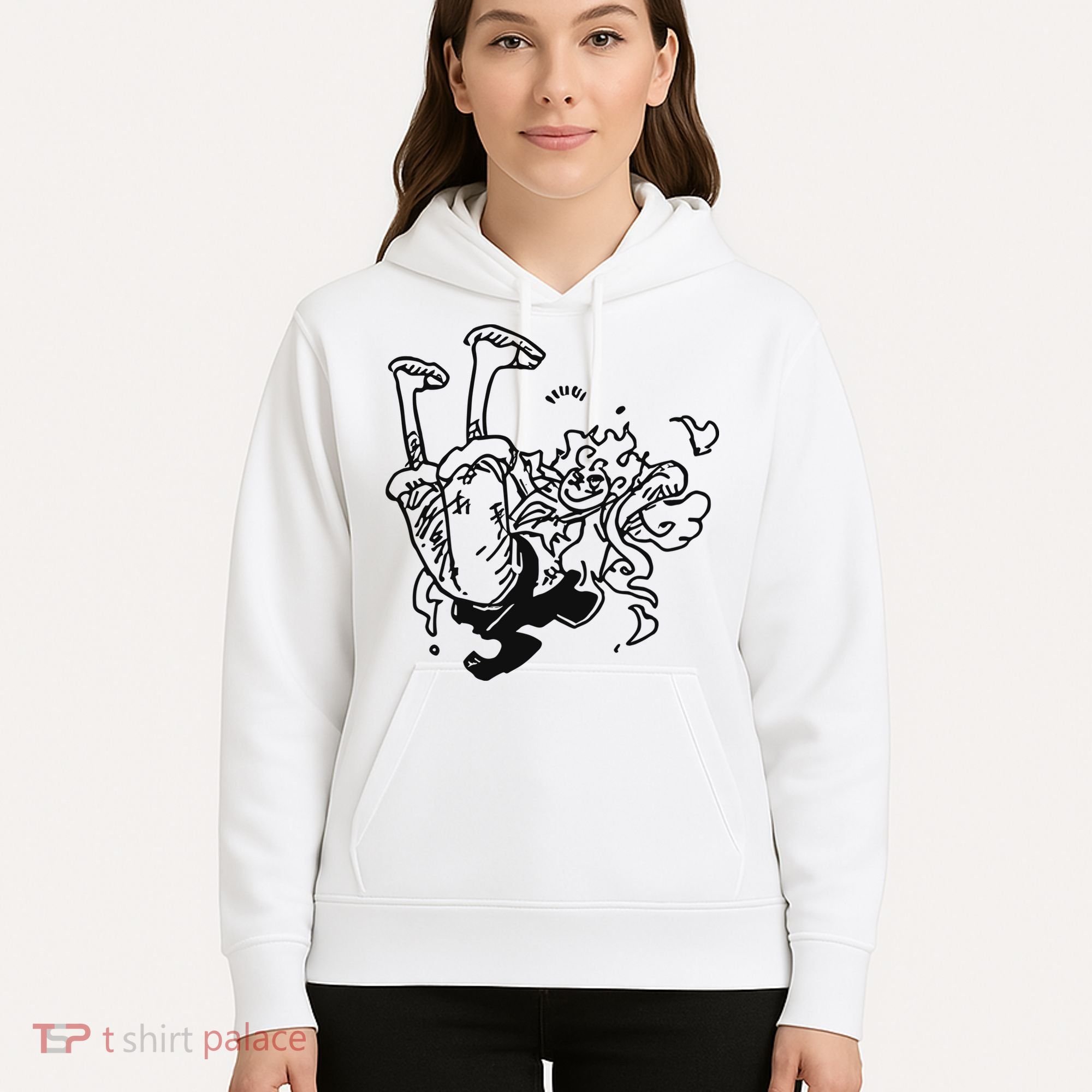 Onepiecedaiiys Gear 5 Floating In Air Essential Hoodie