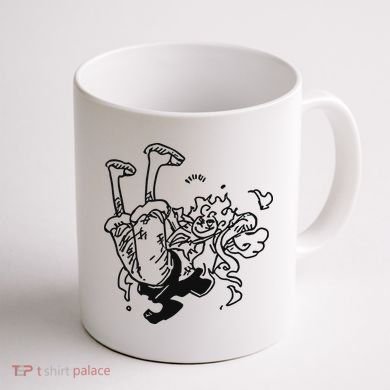 Onepiecedaiiys Gear 5 Floating In Air Essential Coffee Mug back