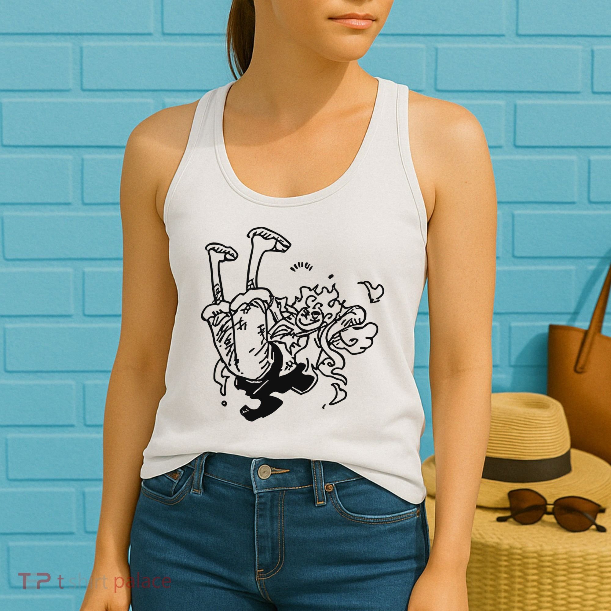 Onepiecedaiiys Gear 5 Floating In Air Essential Women's Tank Top