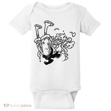 Onepiecedaiiys Gear 5 Floating In Air Essential Baby Bodysuit