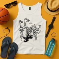 Onepiecedaiiys Gear 5 Floating In Air Essential Tank Top thumb 4