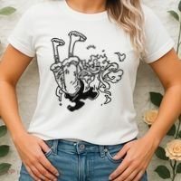 Onepiecedaiiys Gear 5 Floating In Air Essential Women's T-Shirt thumb 2