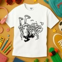 Onepiecedaiiys Gear 5 Floating In Air Essential Kids T-Shirt thumb 3