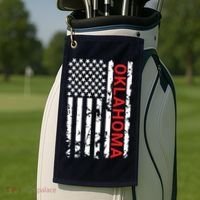 Oklahoma Gift And Women Golf Towel thumb 2